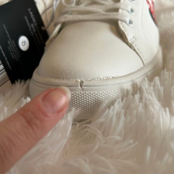 NEW Aldi Disney Minnie Mouse Sneakers – White/Red – Women’s Size 8 - Picture 7 of 7